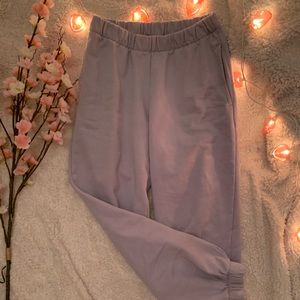 BRANDY MELVILLE PERIWINKLE ROSA SWEATPANTS